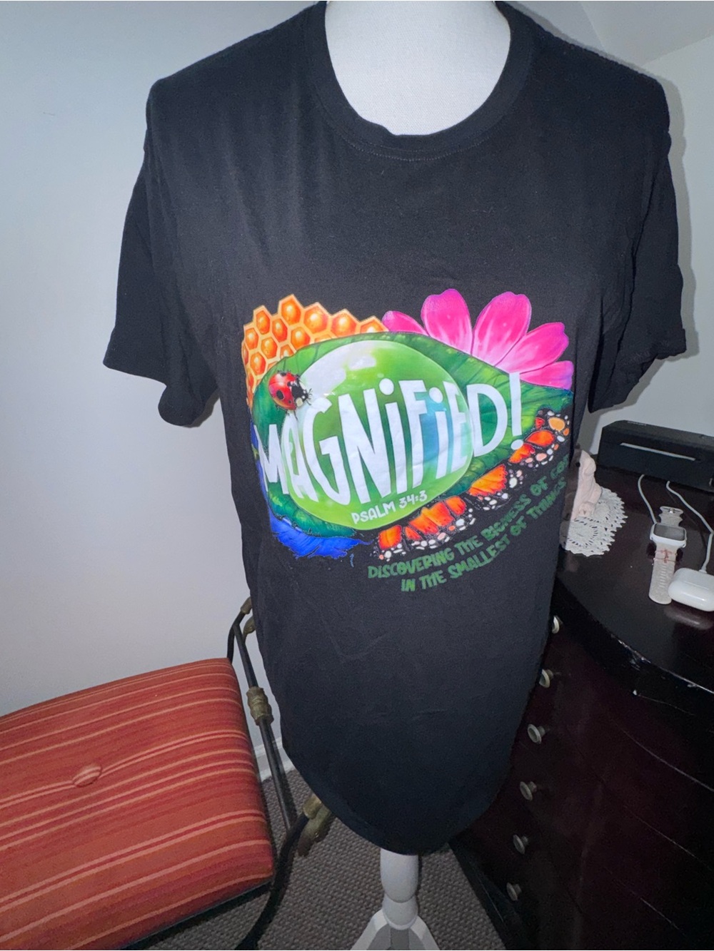 Magnified! Graphic Short Sleeve Tee - Black